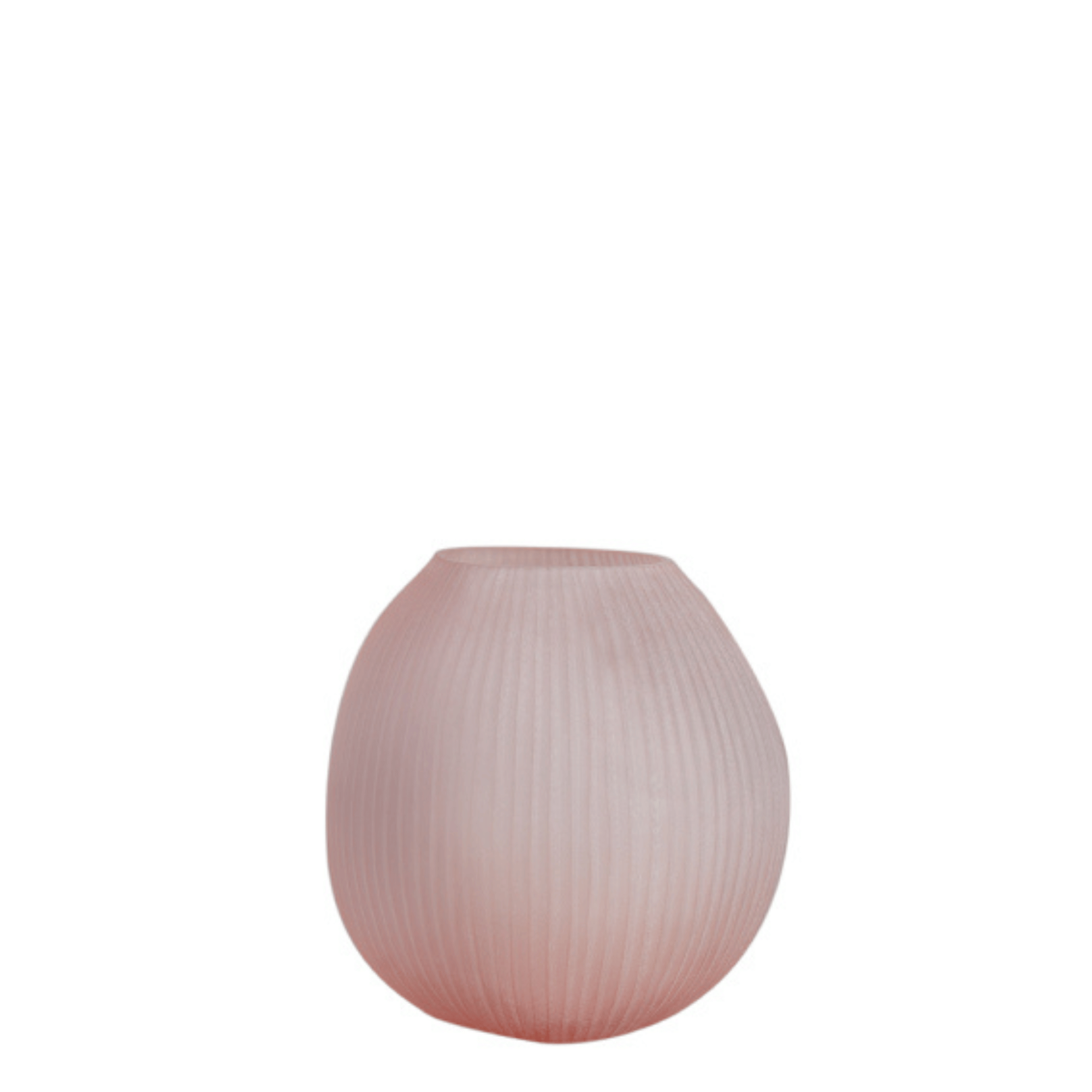 Guaxs pink glass vase
