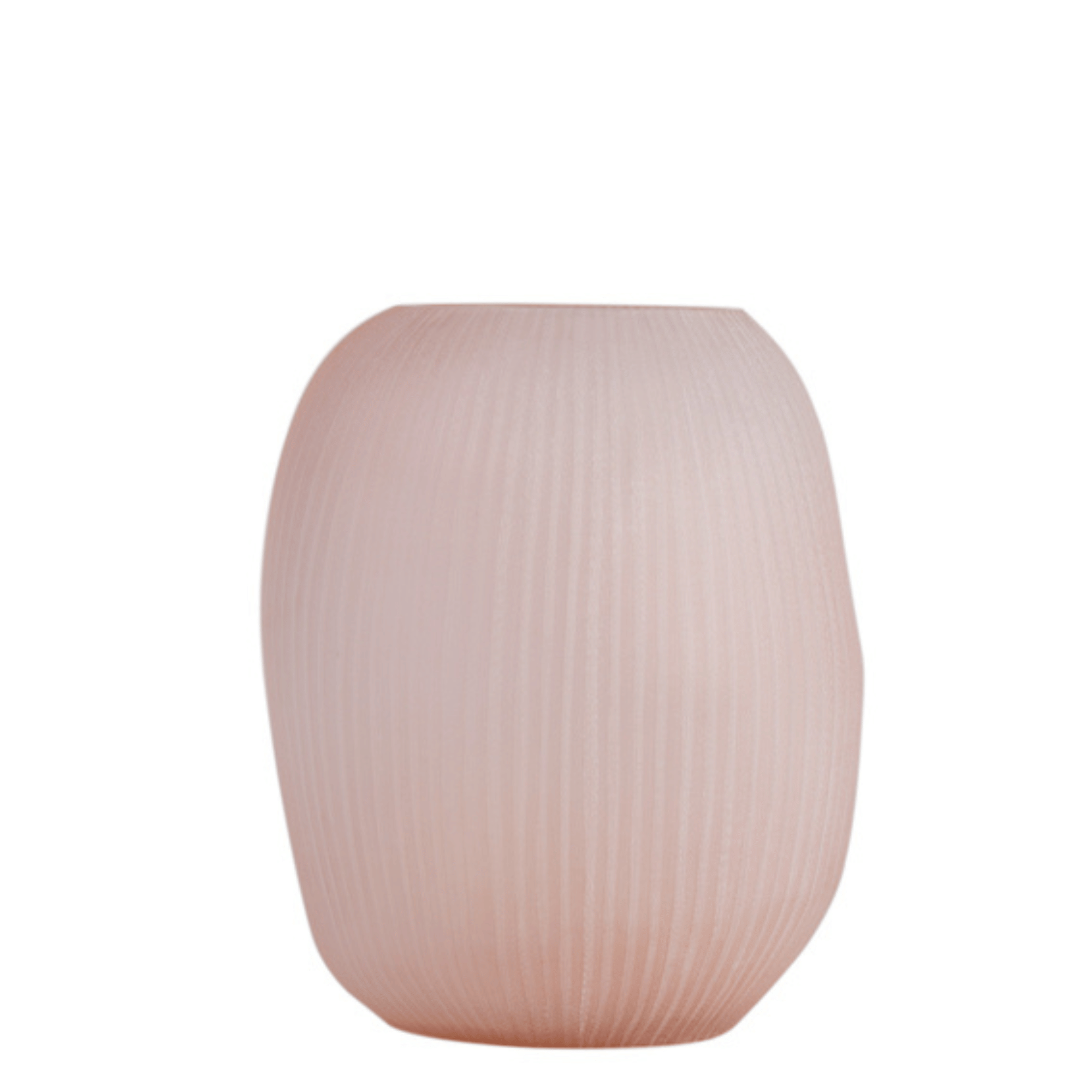 Guaxs pink glass vase