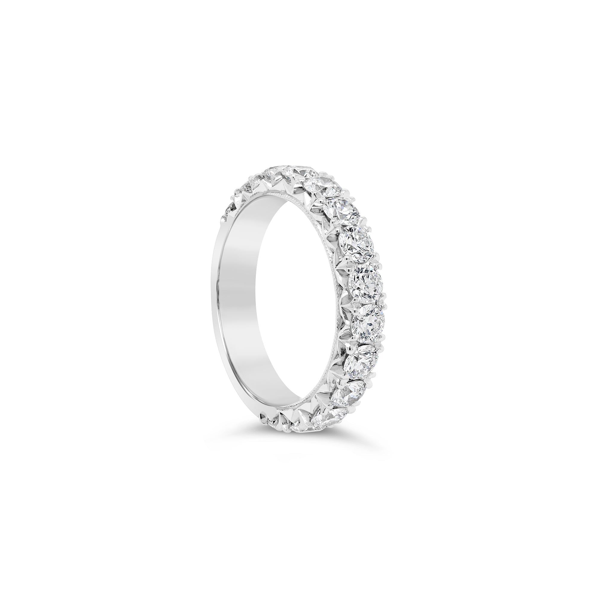 Round Brilliant Cut Diamond Ring White Gold