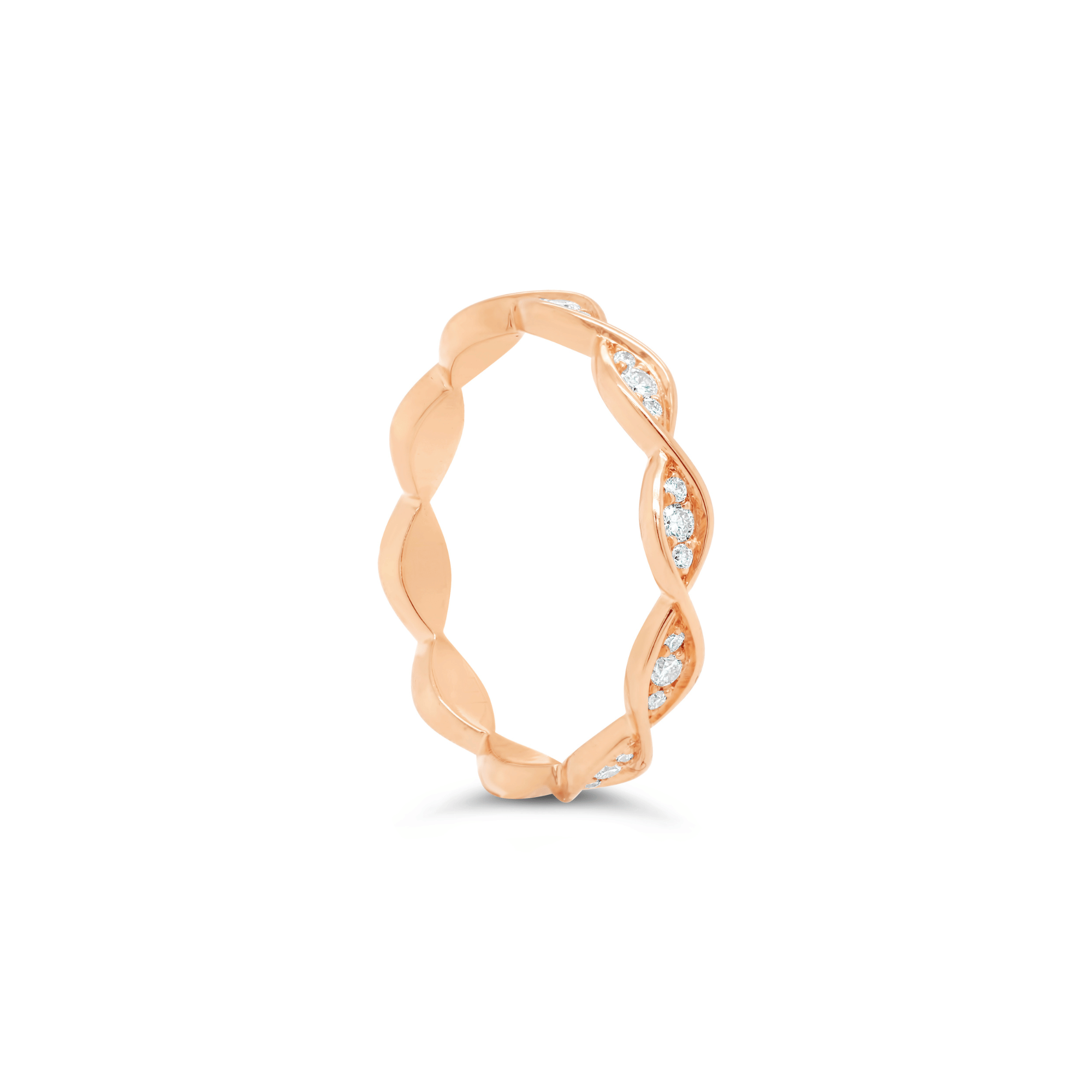 Rose Gold & Diamond Ring