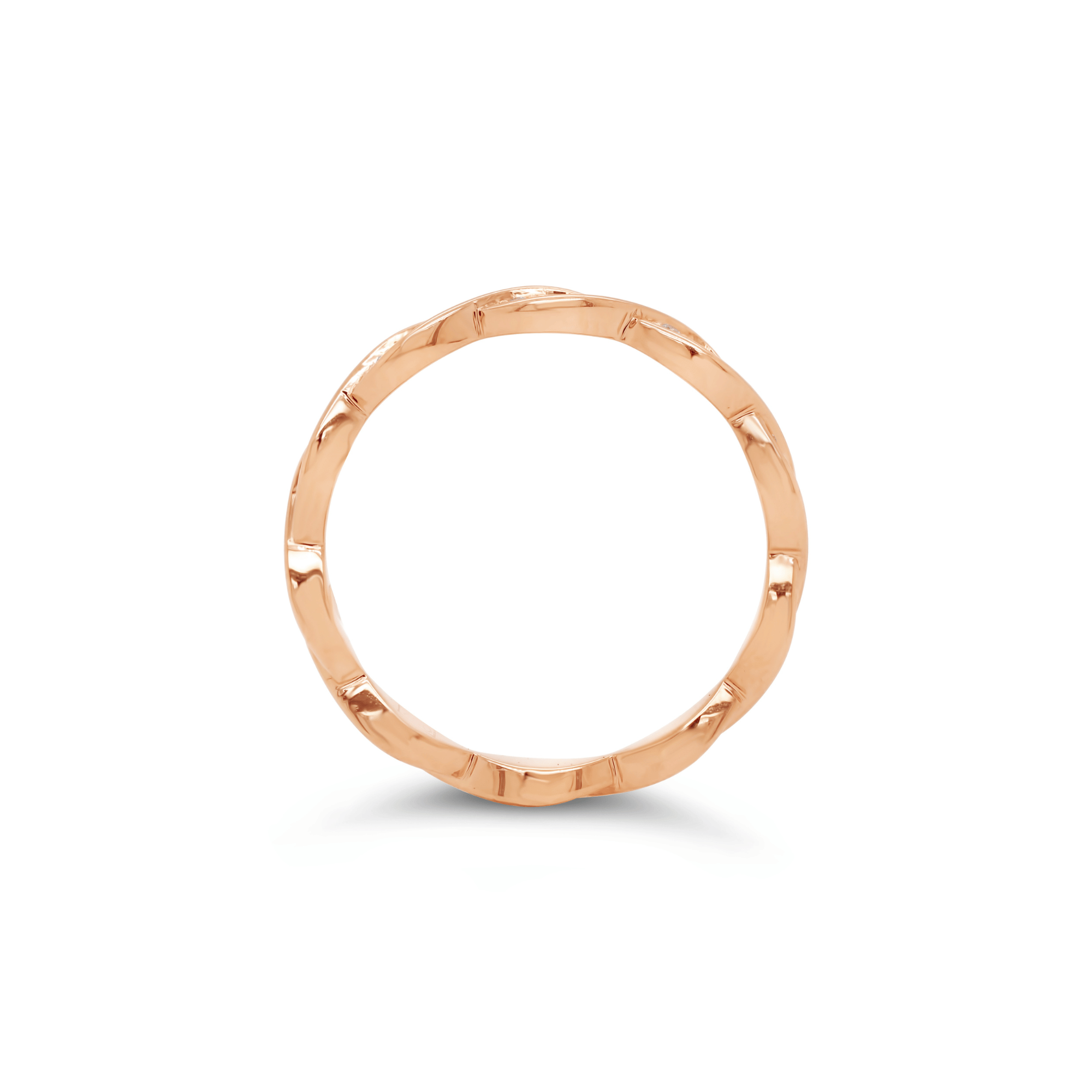 Rose Gold & Diamond Ring