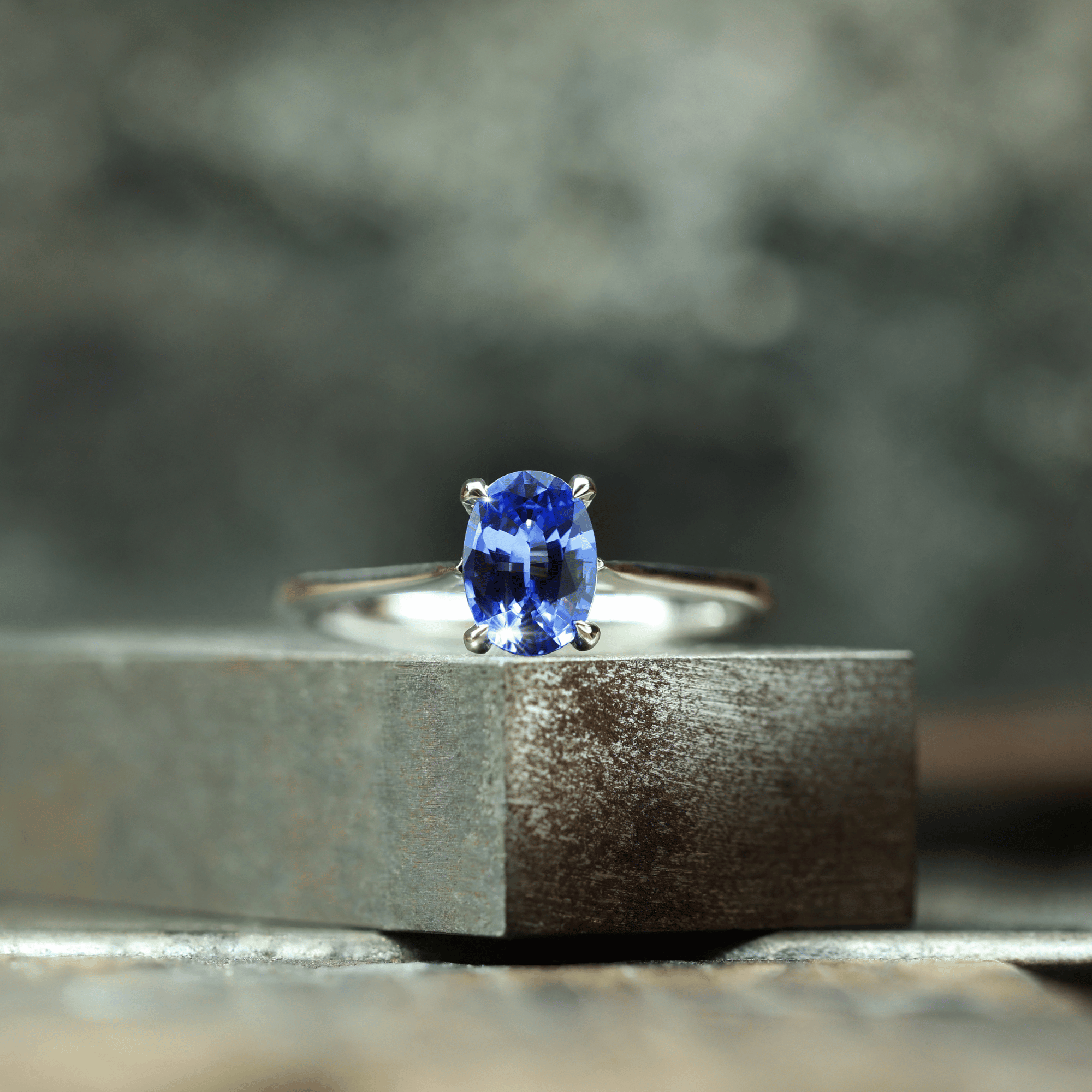 Signature Oval Cut Ceylon Sapphire Engagement Ring – Fairfax Roberts