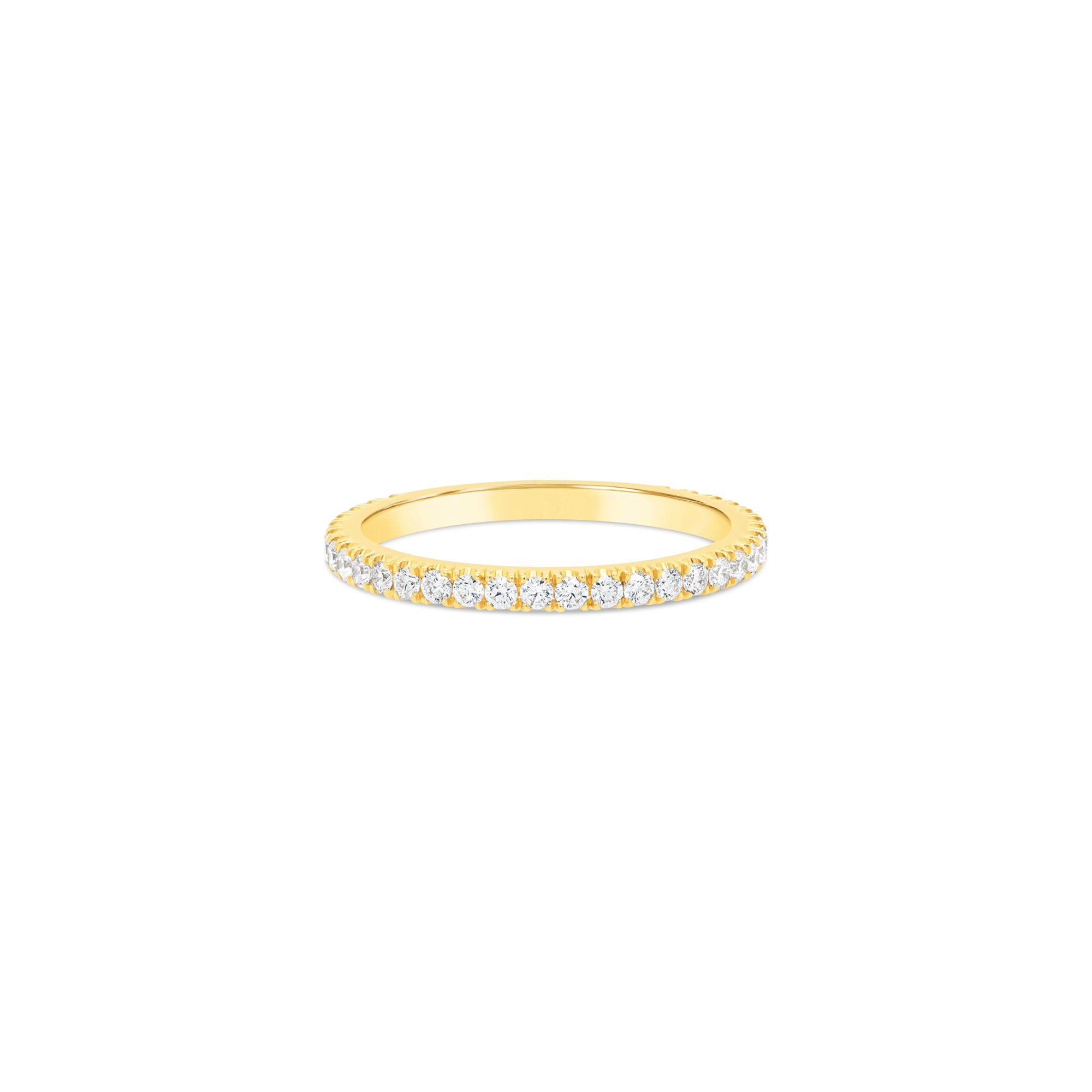 Round Brilliant Cut Diamond Ring 18ct Yellow Gold