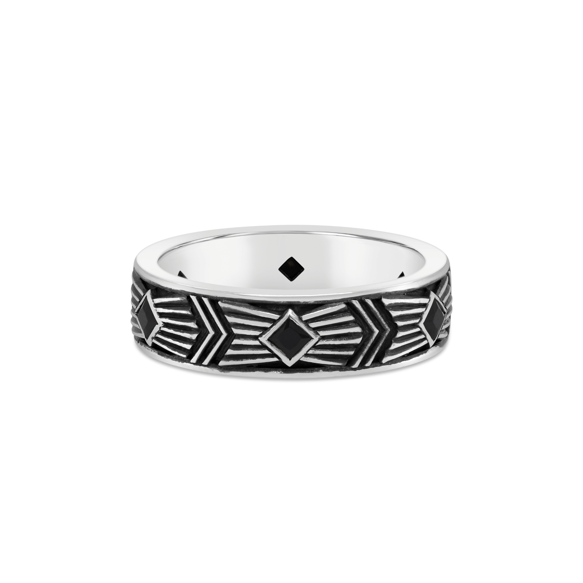 R1578_BlackSpinel_SterlingSilverArtDecoRing