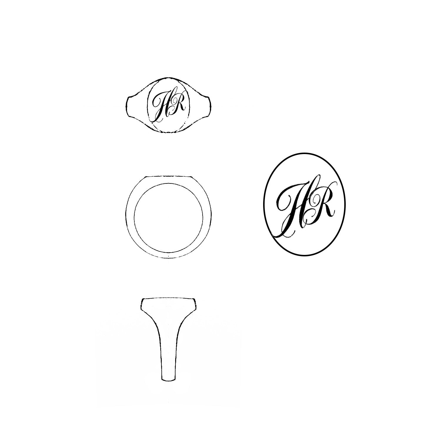Classic Oval Signet Ring