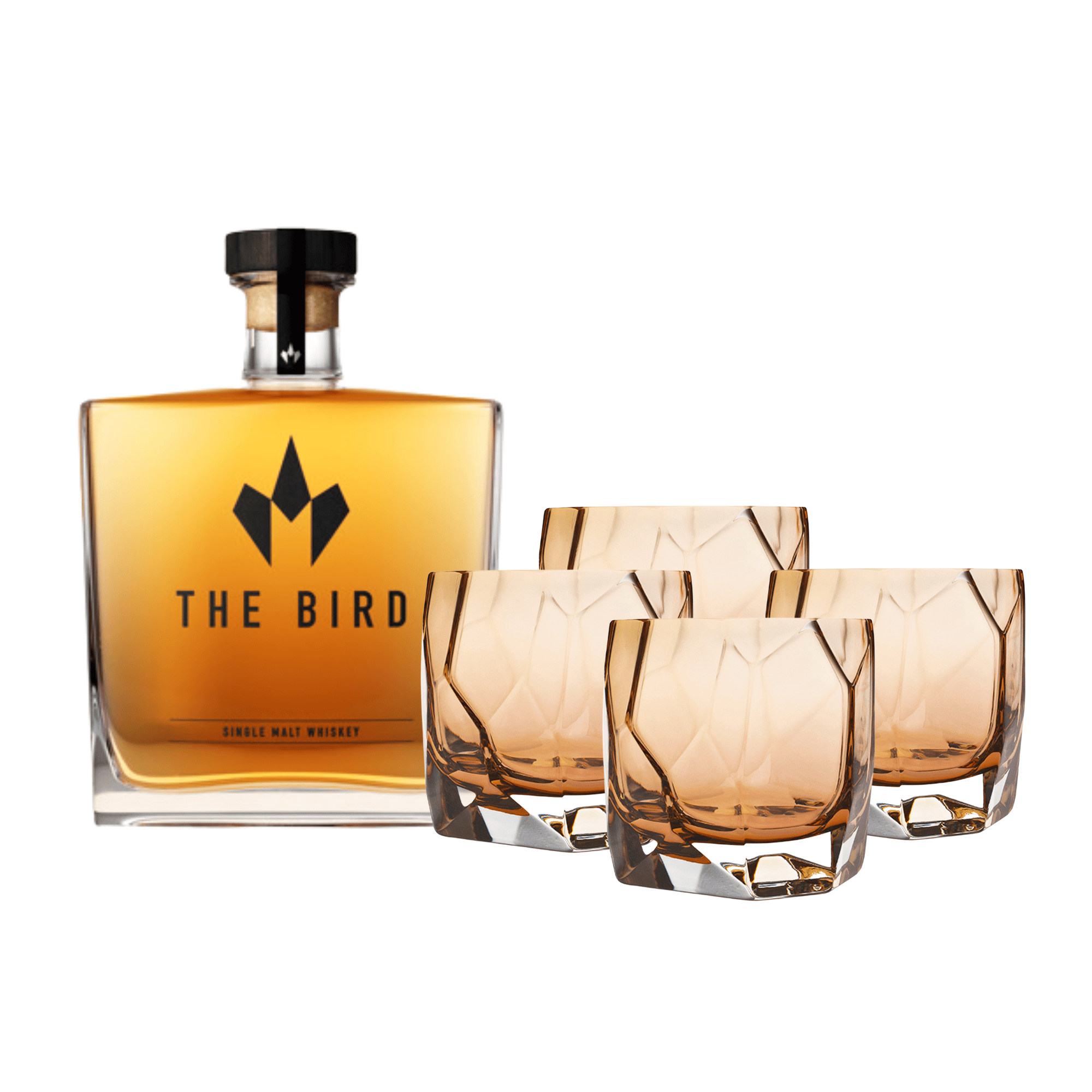 The Bird x Mipreshus Crystal Old Fashion Glasses