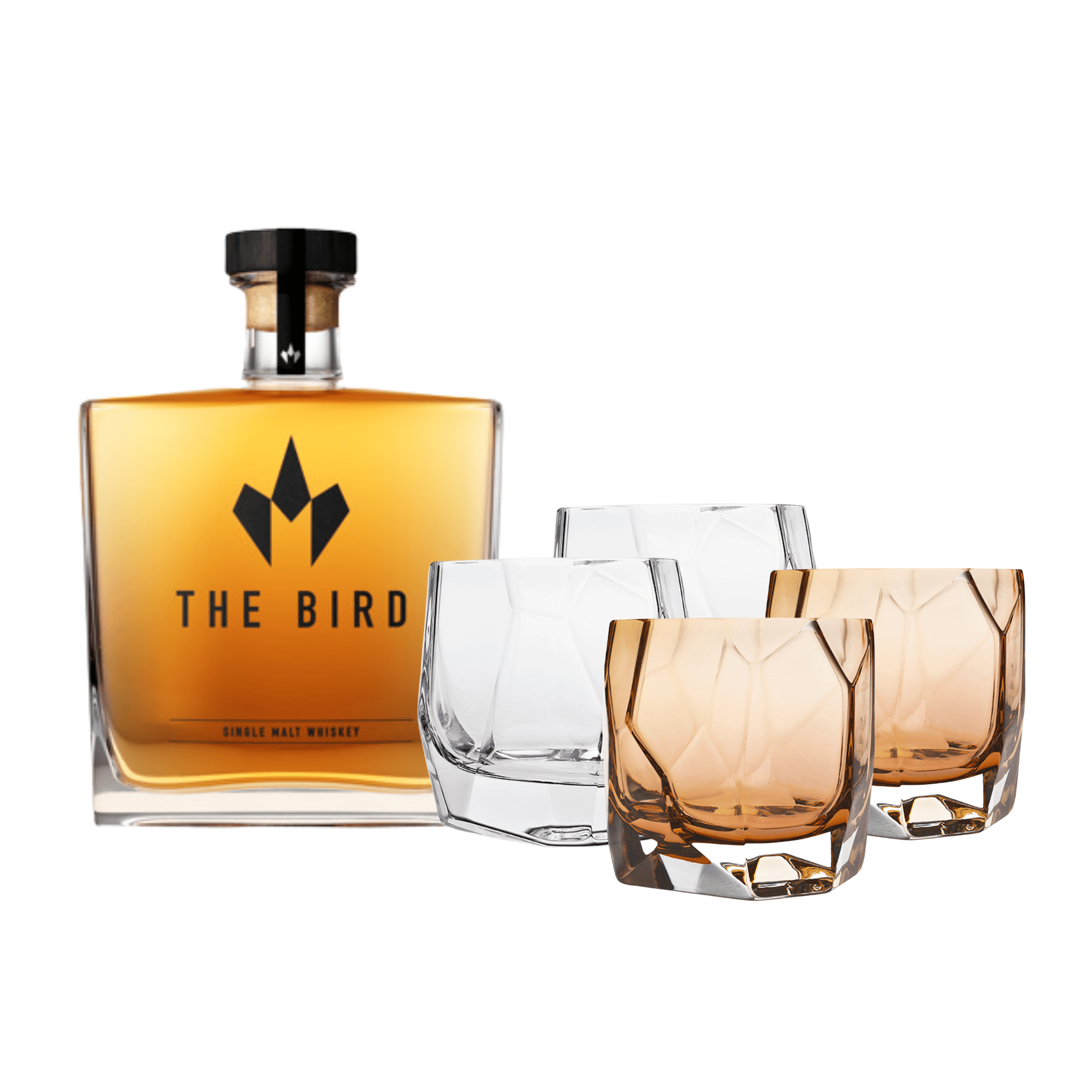 The Bird x Mipreshus Crystal Old Fashion Glasses
