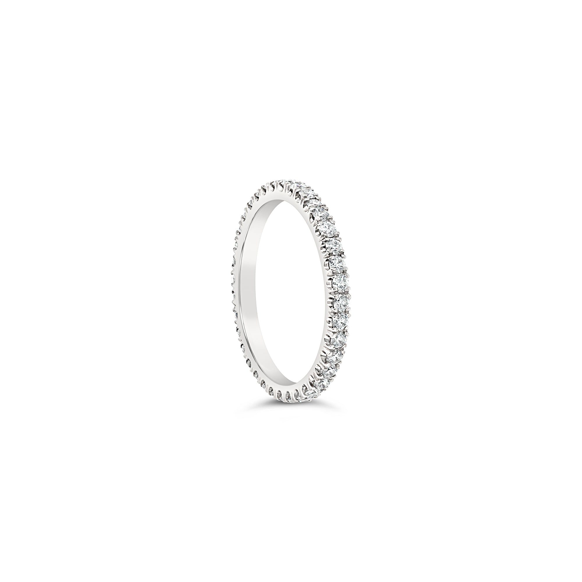 Diamond band white gold