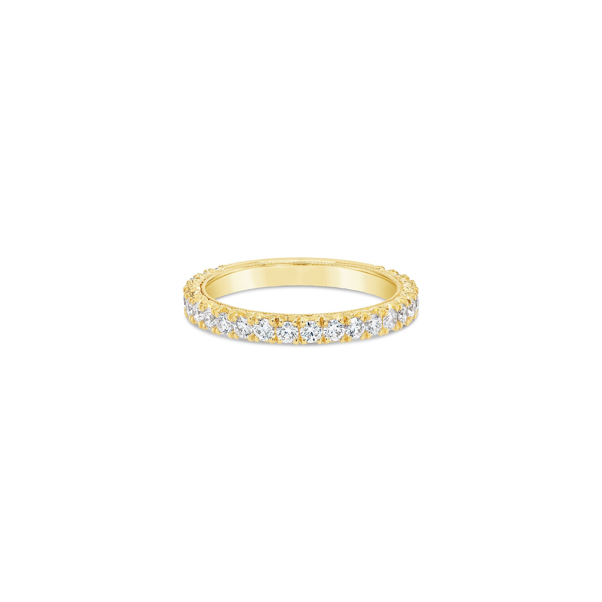 Diamond Band Yellow Gold