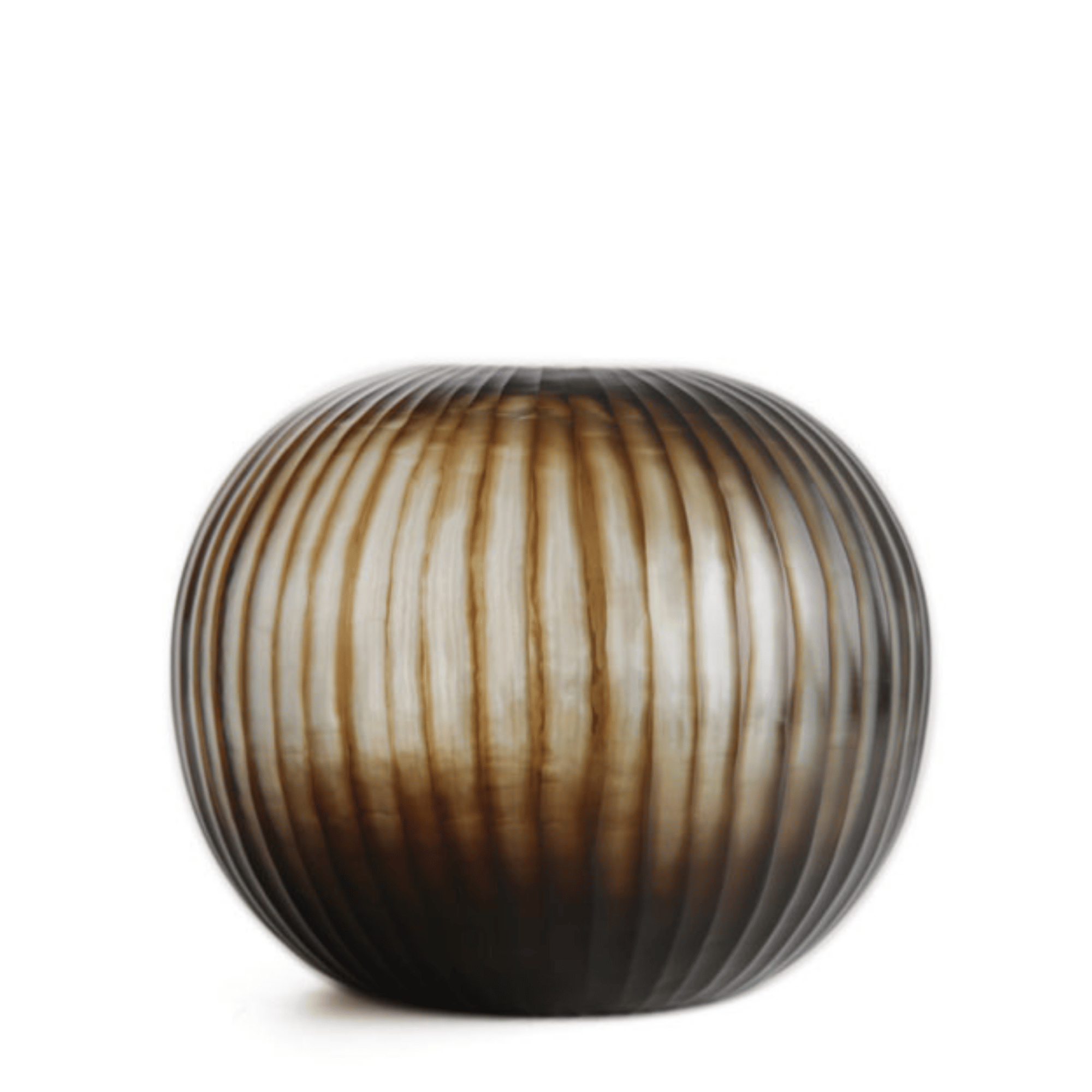 GUAXS GOBI ROUND VASE INDIGO BROWN
