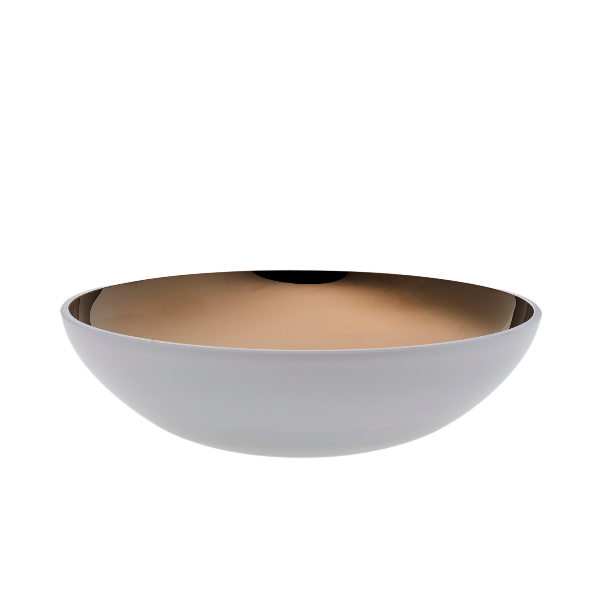 Titanium bowl white bronze decor homewares