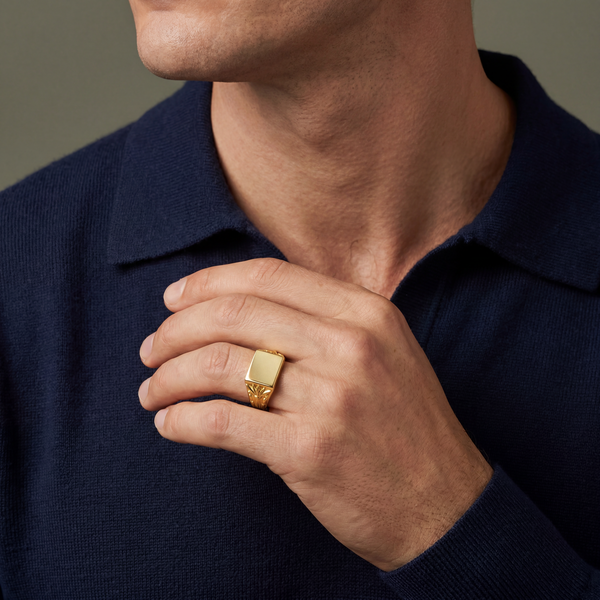 Rectangle Signet Ring