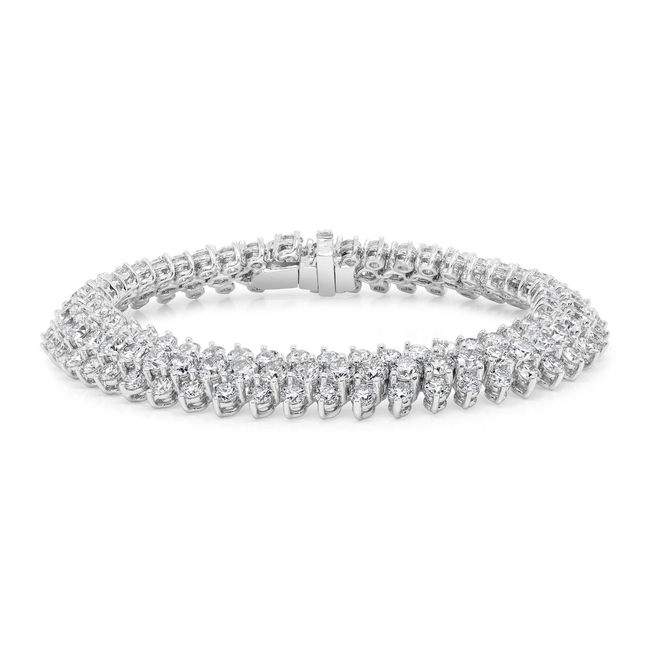 Diamond Trefoil Motif Bracelet